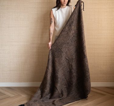 Plaid Wool Blend Brown - Things I Like Things I Love