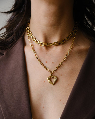 Queen Of Cubes Necklace Goud - Things I Like Things I Love
