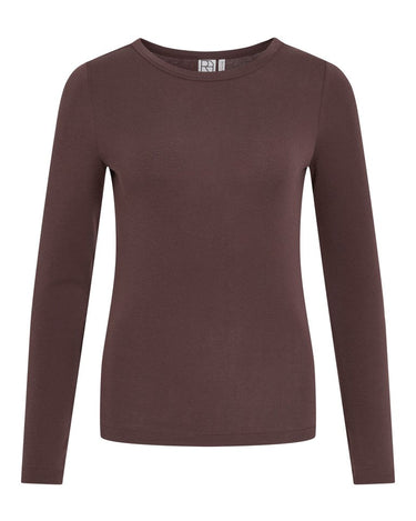 Rouge Maple O-Neck Tee Seal Brown - Things I Like Things I Love