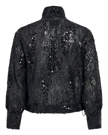 Rouge Mary High Neck Shirt Meteorite/Sequins - Things I Like Things I Love