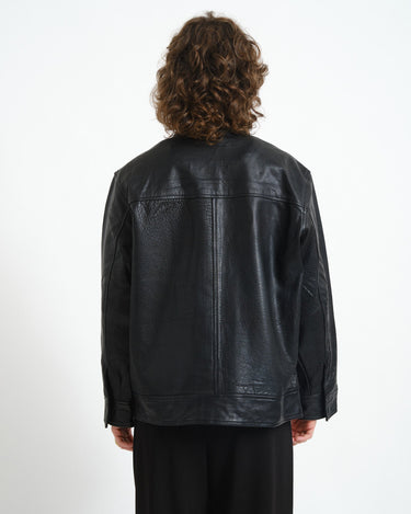 Rouge Mia Oversized Leather Jacket Meteorite - Things I Like Things I Love