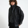 Rouge Mia Oversized Leather Jacket Meteorite - Things I Like Things I Love