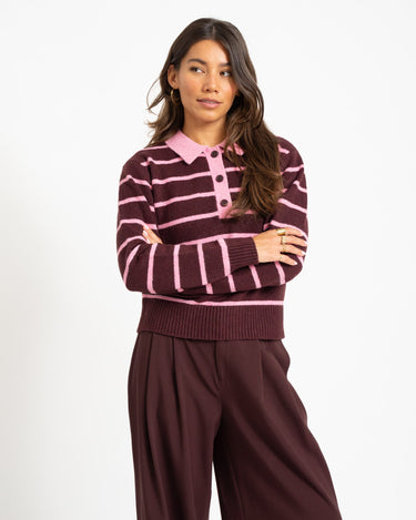Ruby Polo Neck Knit Orchid Smoke - Things I Like Things I Love