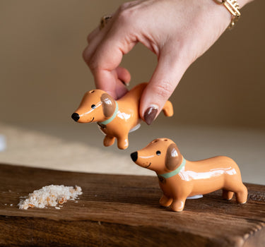 Salt & Pepper Sausage Dog - Things I Like Things I Love