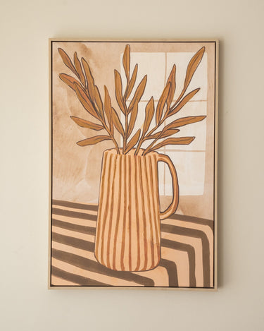 Schilderij Bladeren in Vaas - Things I Like Things I Love