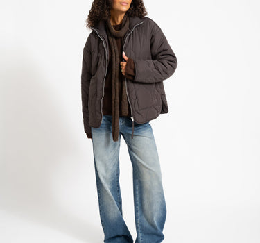 SERENA MID QUILTED JACKET Bracken - Things I Like Things I Love
