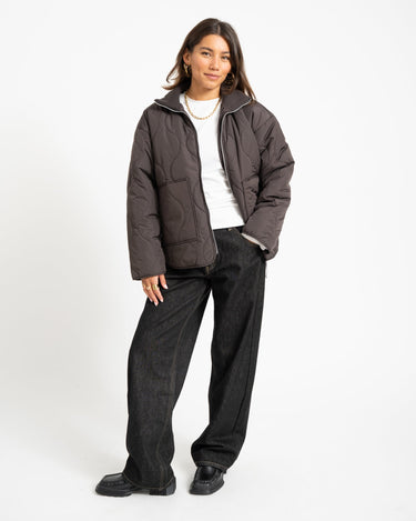 SERENA MID QUILTED JACKET Bracken - Things I Like Things I Love