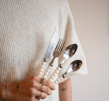 SET OF 24 - Cutlery Set Lova Pearl - Things I Like Things I Love
