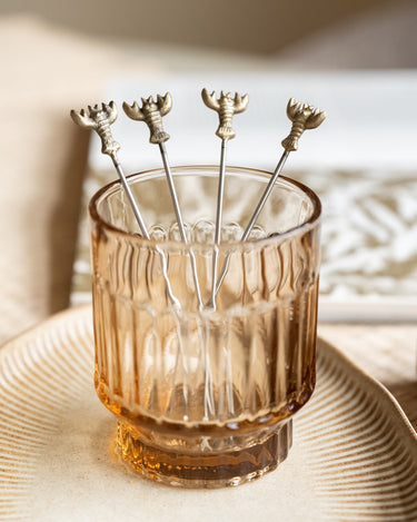 SET OF 4 - Cocktail Picks Lobster - Things I Like Things I Love