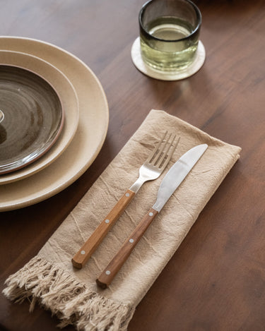 Set van 16 - HKLIVING Bestekset Hout - Things I Like Things I Love