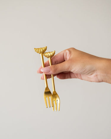 SET VAN 2 - Vorkjes Croissant Messing - Things I Like Things I Love