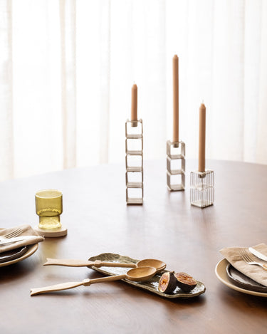 Set van 3 - Kandelaar Wireworks Chroom - Things I Like Things I Love