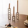 Set van 3 - Kandelaar Wireworks Chroom - Things I Like Things I Love