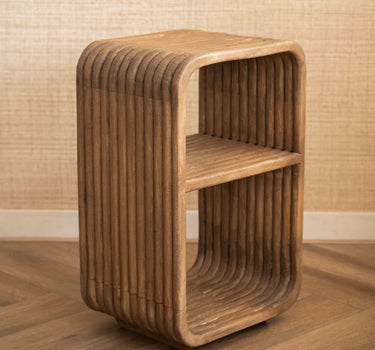 Side Table / Night Stand Rigato Mango Wood - Things I Like Things I Love