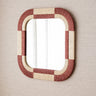Spiegel Tess Gevlochten Bordeaux - Things I Like Things I Love