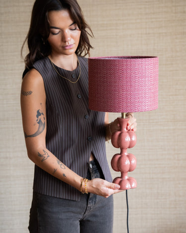 Table Lamp Caldas Blush - Things I Like Things I Love