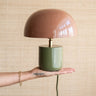 Table Lamp Mushy Iron Green/Brown - Things I Like Things I Love