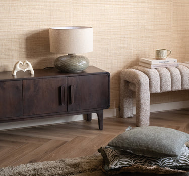 Table Lamp Oldham Green/Beige - Things I Like Things I Love