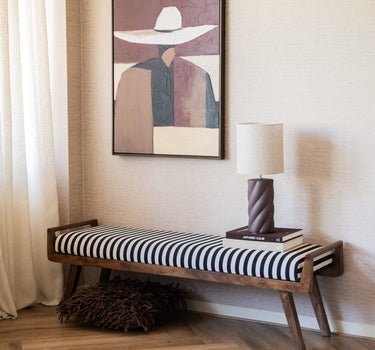 Table Lamp Swirl Brown - Medium - Things I Like Things I Love