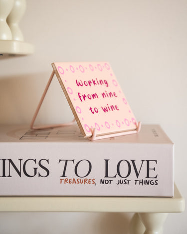 Tile Holder Pink - Things I Like Things I Love