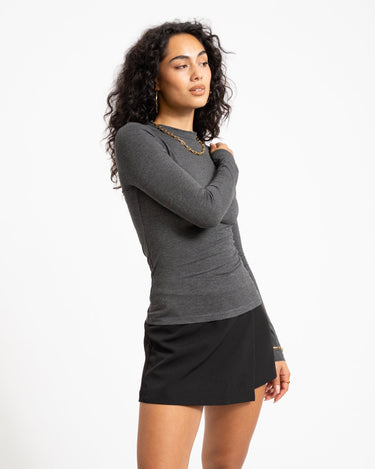TILTIL Anni Higneck Longsleeve Donkergrijs - Things I Like Things I Love