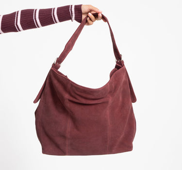 TILTIL Ariana Bag Suede Donkerpaars - Things I Like Things I Love