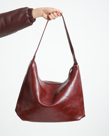 TILTIL Bag Croco Lola Bordeaux - Things I Like Things I Love