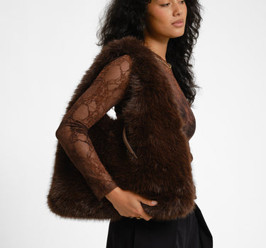 TILTIL Bag Furry Brown - Things I Like Things I Love