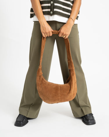 TILTIL Bag Leila REAL SUEDE Cognac - Things I Like Things I Love