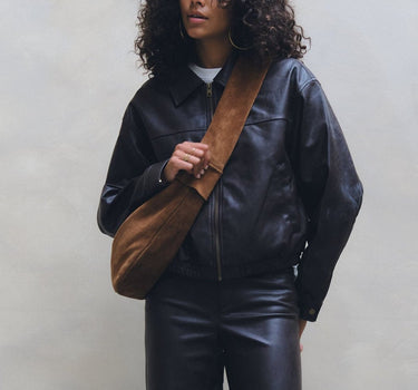 TILTIL Bag Leila REAL SUEDE Cognac - Things I Like Things I Love