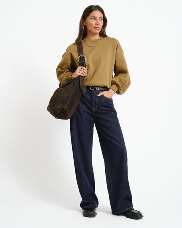 TILTIL Bag Yuki Buckle Suede Bruin - Things I Like Things I Love