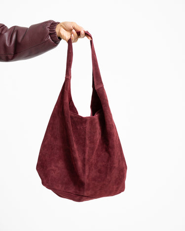 TILTIL Bag Yuki Plum Suede Donkerpaars - Things I Like Things I Love