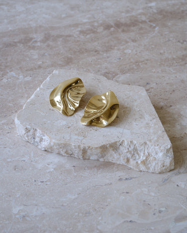 TILTIL Becka Large Stud Earring Goud - Things I Like Things I Love