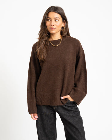 TILTIL Bora Pullover Bruin - Things I Like Things I Love