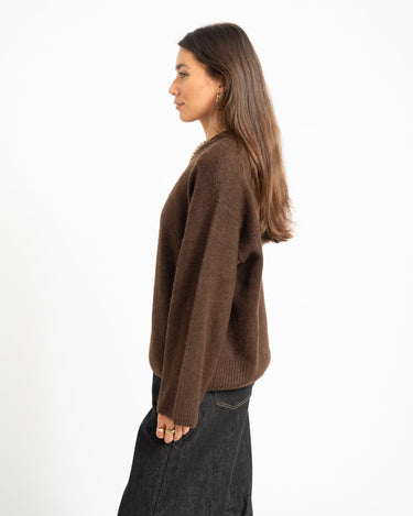 TILTIL Bora Pullover Bruin - Things I Like Things I Love