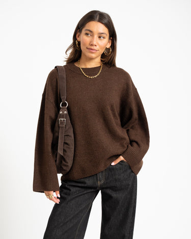 TILTIL Bora Pullover Bruin - Things I Like Things I Love