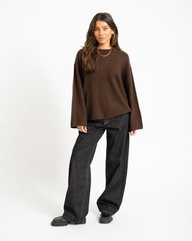 TILTIL Bora Pullover Bruin - Things I Like Things I Love