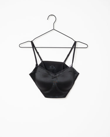TILTIL Cindy Satin Seamless Bra Black - Things I Like Things I Love