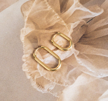 TILTIL Earrings Josy Oval Gold - Things I Like Things I Love