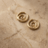 TILTIL Earrings Sonia Swirl Hoops Gold - Things I Like Things I Love