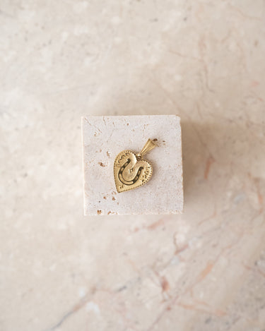 TILTIL Heart of Luck Charm Goud - Things I Like Things I Love