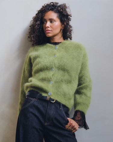 TILTIL Hilde Knitted Vest One Size Green - Things I Like Things I Love