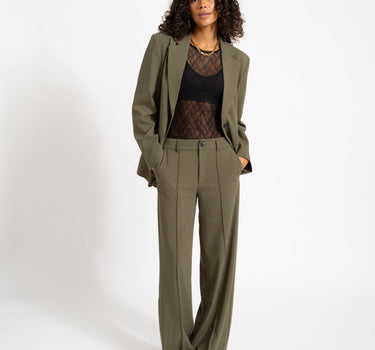 TILTIL Indy Open Back Blazer Groen - Things I Like Things I Love