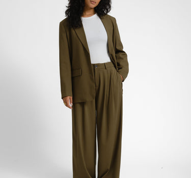 TILTIL Indy Open Back Blazer Groen - Things I Like Things I Love
