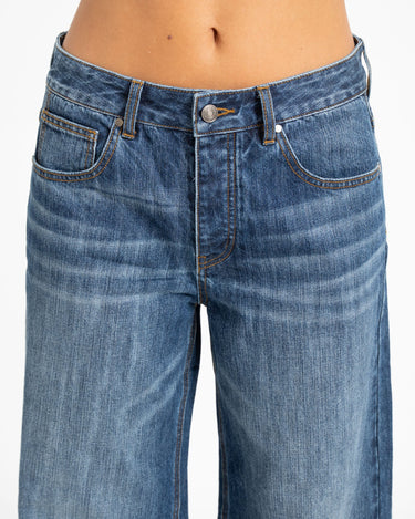 TILTIL Janice Wide Flared Jeans Blauw - Things I Like Things I Love