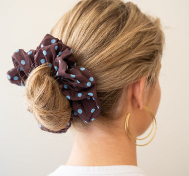 TILTIL Josie Polkadot Scrunchie Bruin - Things I Like Things I Love