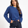 TILTIL Longsleeve Thin Striped Doka Tee Rood Cobalt - Things I Like Things I Love