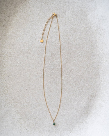 TILTIL Love Stone Necklace Gold Sapphire - Things I Like Things I Love