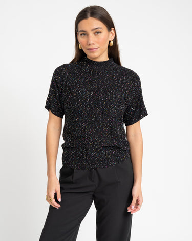 TILTIL Merry Mockneck Disco Black - Things I Like Things I Love