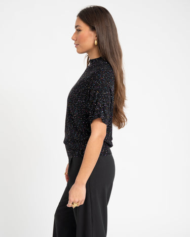 TILTIL Merry Mockneck Disco Black - Things I Like Things I Love